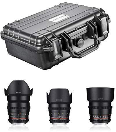 Samyang Videoobjektiv – DSLR Basic Set Canon EF svart