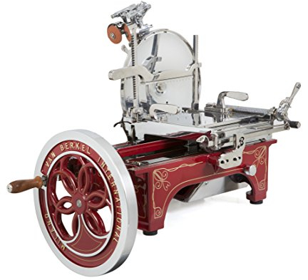 Berkel - Volano Aufschnittmaschine L16 Modell - Rot mit Golddekorationen - Neues Modell 2018