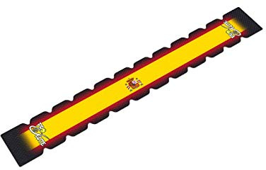 Protector Pala de Padel|Elige tu Color o Bandera|Modelo Dentado|Autoadhesivo|Evita Golpes y Rayaduras,Tecnología de Absorción de Impactos|Medidas 36,2cm x 5,3cm x 0,6cm|Pro Elite|