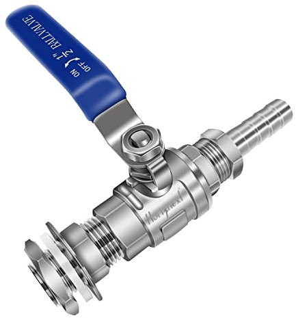 Horiznext npt 1/2 Homebrew Ball Valve kit Stainless Steel weldless Bulkhead for Home Brewing Kettle