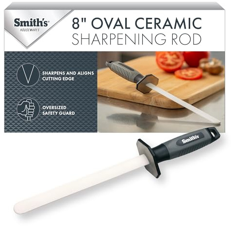 Smith's 51205 - Afilador ovalado (cerámica, 20,3 cm)