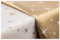 GOLDMAR Weihnachtstischdecke Fleckenresistente Schmutzabweisend Zweiseitig Tischdecke Weihnachten Advent - Polyester Lamatex Silber Gold Elegante Weihnachtstisch Deko (Rund 150 cm, Gold-Muster-13s)
