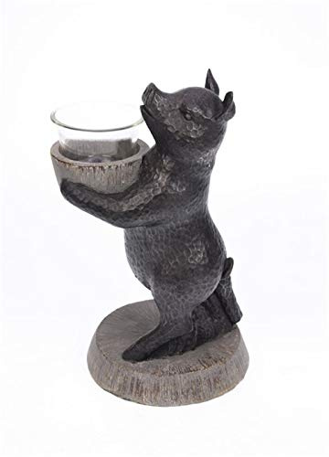 Meander - 22H488 - Teelichthalter Schwein, Polyresin, 21cm x 11,5cm