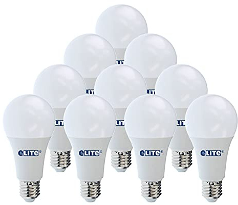 eLITe LED Lampe E27, 11W, 827, 2700K, 1135 lm, Warmweiß, 10 Stück | 240° Abstrahlwinkel, Ersetzt 75W