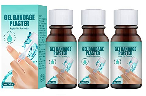 Liquid Bandage, Waterproof Liquid Dressing Flüssigverband, Gel Verband Pflaster Flüssigkeits wasserdichte atmungsaktive Bandage Wundpflege, Waterproof Liquid Band Aid, 10ml