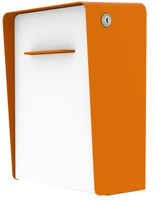 modbox USA Modern Locking Wall Mounted Mailbox - Custom Color Combination with Letter Tray - 12 Color Options