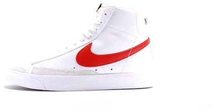 Nike - Blazer Mid '77 VNTG - BQ6806-122 - 44, Blanco White Picante Red Coconut Milk White, 44 EU