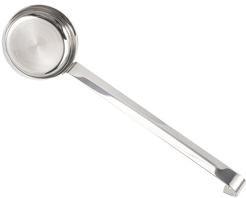 YARNOW Pizza Sauce Spoon Bowl Pizza Peel Portion Control Frying Ladle Kitchen Water Ladle Wine Ladle Spoon Portion Ladle Measuring Spoon Italy Food Stainless Steel