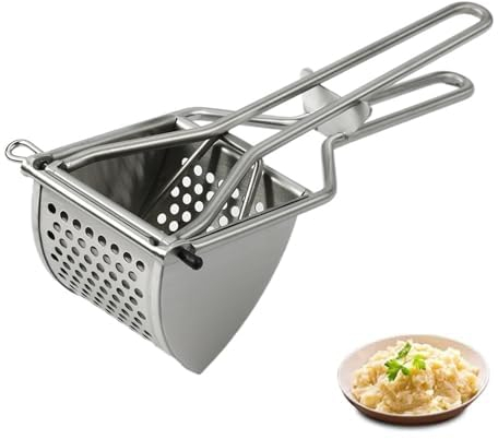 Verbessertes großes Loch Kartoffelpresse Edelstahl (Kartoffelpresse mit grobem Loch)