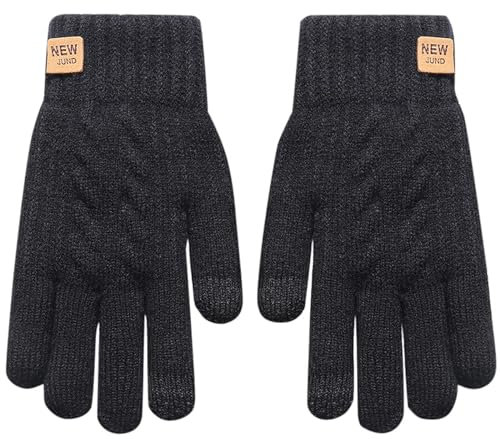Damen-Handschuhe-Winter, Handschuhe Damen Winter Thermo Fingerless Gloves Fleece Handschuhe Ohne Finger Warme Baumwollhandschuhe Dünne Thermo Kompressionshandschuhe Handschuhe Fingerlos