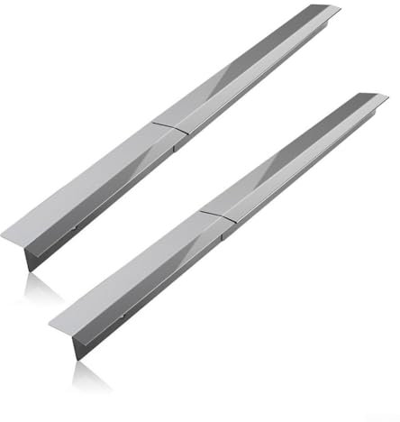 2 cubiertas ajustables para estufas y encimeras de cocina, de acero inoxidable, resistente al calor, antimanchas, para cubrir huecos de cocina