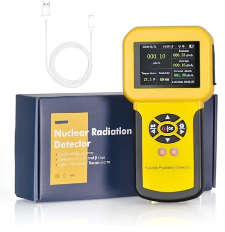 Rilevatore di gas 886A Rilevatore professionale di radiazioni nucleari Rilevatore di radiazioni contatore Geiger Y Raggi X Gamma