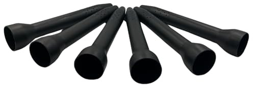 3 Pagen Lot de 6 arroseurs de racines de 30 cm, aide à l'arrosage des plantes, pratique pour l'arrosage des plantes, 6 racines, pas de gaspillage d'eau, distributeur d'eau, en plastique, avec piquet