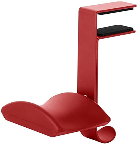 GOOPEEG Gaming Accessori Supporto per Cuffie Supporto per Cuffie Supporto per Cuffie Multifunzionale Creativo per Studio Audio E Cuffie da Gioco Stand Over-Ear da Gioco(Rot)