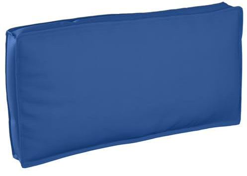vidaXL Kissen Königsblau 120 x 60 x 12 cm Oxford-Stoff, Wohnzimmerkissen, moderner Stil, wasserfest, quadratisch für drinnen, draußen, Entspannen und Komfort