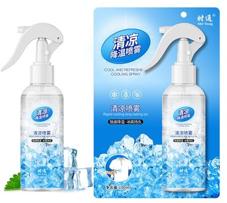 szaluyk Spray rinfrescante – Spray rinfrescante estivo | Spray lenitivo e protettivo da 100 ml | Spray rinfrescante per il corpo | mantiene fresco al caldo con questa rinfrescante | di