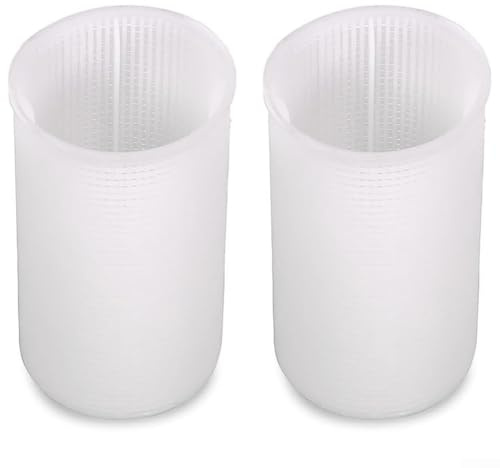 Cesta de filtro de bomba de piscina, 130 x 70 x 74 mm, tamiz de succión para prefiltro para bombas de circulación SPS 50, eficiencia mejorada (2 unidades)