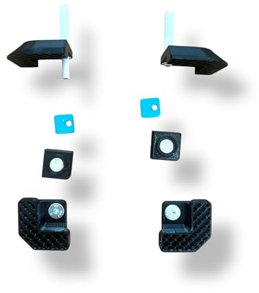 Trampa de Visita Magnética Push-Open – Acceso Técnico Invisible y Discreto para Azulejos – Kit Completo 2 Unidades con Soportes, Imanes y Fijaciones – Outillage Carreleur 2.0