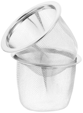 Toyvian 2pièces Insert Pour Théière Acier Inoxydable Passoire Pour Théière Filtre De Rechange Infuseur à Thé Panier à Thé Robuste