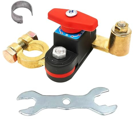 Gwtdtoad Disjoncteur de batterie - 12-48 V - Coupe-courant - Coupe-batterie de voiture - Pour les applications dans la marine, le bateau, la maison, les véhicules, les camping-cars et