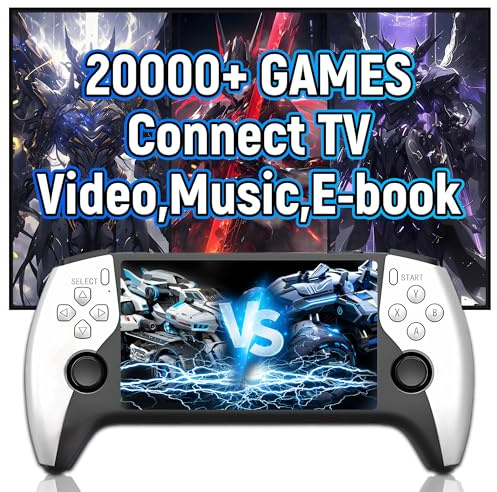 SF3500 Console Retro Game,20000+ Giochi 14 Emulator Retro Console Portatile,Schermo IPS da 5,0 pollici Emulatore Consoles,Connessione TV/E-book/Musica/Video/Ricarica di emergenza del telefono,3000mAh