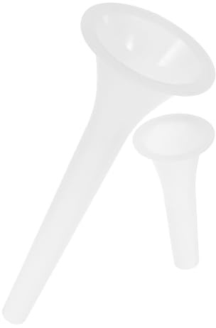Hemobllo Kit en Plastique Réutilisable 2 Tubes de Remplissage de Saucisses Blanc, Accessoire Facile à Nettoyer et Gain de Place Cuisine et Fabrication Maison de Saucisses