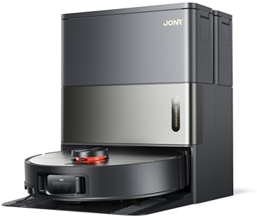JONR X9 MAX 20.000 Pa Ultra Aspiradora robótica con función de limpieza, obstáculo de 30 mm, purificación de agua caliente a 75 °C, secado de aire caliente a 45 °C, prevención de obstáculos de IA y