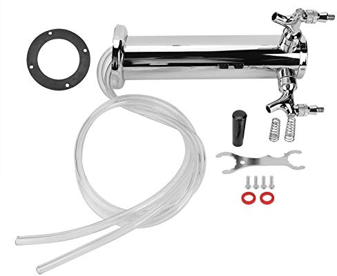 Baxnore de dispensador de torre de cerveza de barril de 2 grifos profesional de acero inoxidable Kit de elaboración de cerveza casera para bares, pubs, restaurantes y uso doméstic
