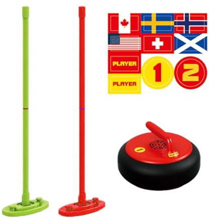 Juego dejuego de Curling - dejuego de Curling con luz eléctrica,Juego de Mesa Interactivo para Padres e Hijos | Pensamiento Creativo y Desarrollo de Habilidades en Equipo