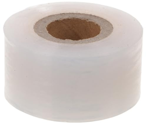 TOYANDONA Cinta de Injerto PE Autoadhesiva Flexible para Árboles Frutales | Transparente y Estirable, para Injertos y Brotación, Uso en Frutales de Hueso y Pecanas