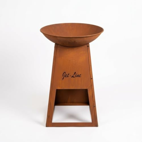 Jet-Line Brasero Bahrain Colonne de feu Aspect Rouille