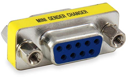 equip Mini Gender Changer, 9 Pol Sub-D Kupplung - Kupplung