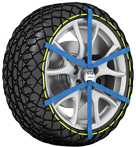 MICHELIN EASY GRIP EVOLUTION 3 Schneekette Auto Textilschneekette 2 Stück | Reifen Schneekette Ultraleistungsfähig Einfache Handhabung