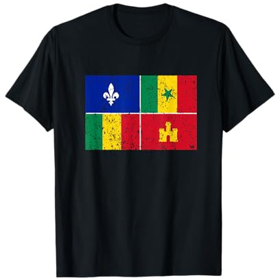 Creole Flag Louisiana Creoles Pride T-Shirt T-Shirt