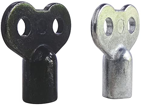 SOMATHERM FOR YOU, Chiavi Metalliche di Spurgo - 2 pezzi, Quadrato 4 e 5 mm, per Rubinetto di Scarico e Spurgo Radiatore, Utensili Pratici per Fai-da-te