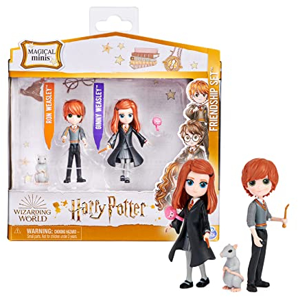 Wizarding World Harry Potter - Freunde Spielset mit Ron Weasley und Ginny Weasley Sammelfiguren, Spielzeug für Kinder ab 5 Jahren, Fanartikel