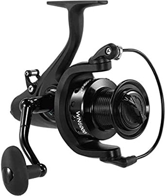 SMSOM Angelrolle, 5.1: 1 Hochgeschwindigkeitsspinnrolle, 11 + 1BB, mit 17,5 lb Max, Ultra glatter, leistungsstarker, voller Metalldrahtschale (Size : WN6000)