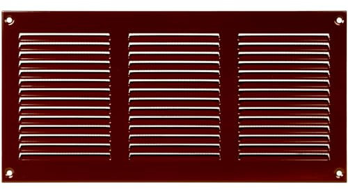 Vent Systems Rejilla de ventilación marrón con mosquitera (300 x 150 mm) para interior y exterior, sin tornillos. 300x150mm