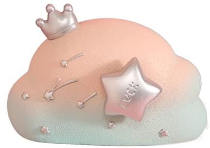 IRYZE Spieldose Spieluhr Musikdose Wolkenförmige Spieluhren, Kreative Harz-Spieluhr, Wind-Up-Spieluhr Für Weihnachten, Geburtstag Spieluhren Musikdosen (Color : B, Size : 11 * 5.5 * 8cm)
