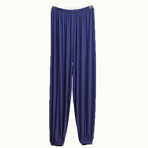 FloAPa Mens Womens Martial Arts Pants Cotton & Linen Kung Fu Trousers Tai Chi Pants for Wing Chun Morning Excerises Sport Trousers Light and Smooth,005,L