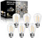 LangPlus+ bombillas LED de cristal S14 de 2W, base E27, 2700K, luz blanca cálida, bombillas LED Edison para luces de cadena, no regulables, 2W equivalente a una bombilla incandescente de 20W 6 Unidade
