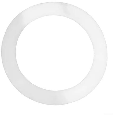 PVC Bass Drum Bottom Port Loch Protector Ring Anti-Rutsch für Pads-Lochschutz (weiß)