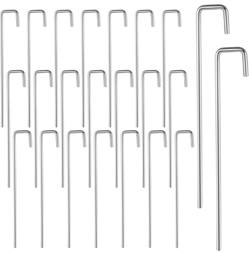 Moxweyeni 20 Pcs Table Tennis Net J Pin Replacement Sports Table Tennis Net Clip Insert for Table Tennis Accessories