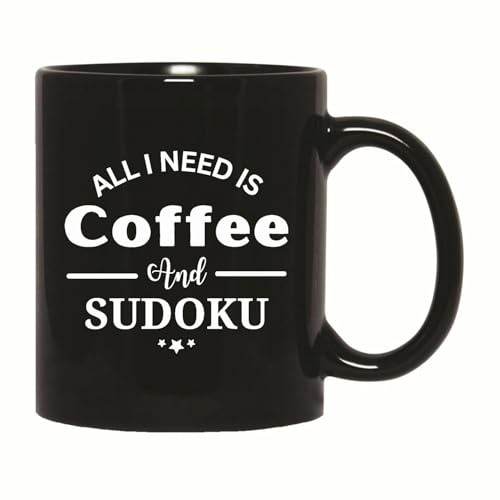 Coffee Mugs 330Ml, and Sudoku Beer Enthusiasts Humour Tea Cups Funny Custom Mug for Celebration Office Women