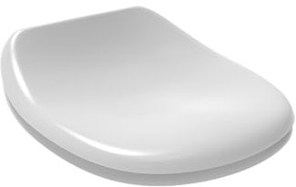 Grünblatt WC Sitz 515237 passend für Ideal Standard Toilette Kimera, Absenkautomatik und abnehmbar zur Reinigung, Duroplast (weiss)