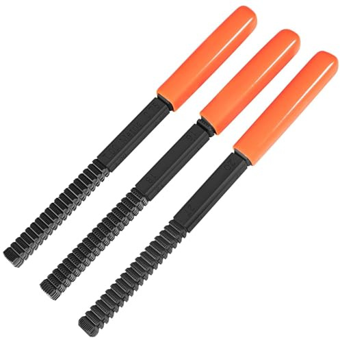 Juego de 3 limas restauradoras de roscas con estándares métricos y SAE, herramientas de bricolaje para reparación de roscas