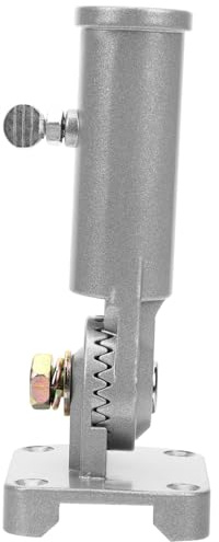 Toyvian Black Wall-mounted Flag Pole Bracket Adjustable 180° Iron Outdoor Flagpole Holder 1-inch Diameter Practical Flagpole Fixing Accessory for Garden and Courtyard