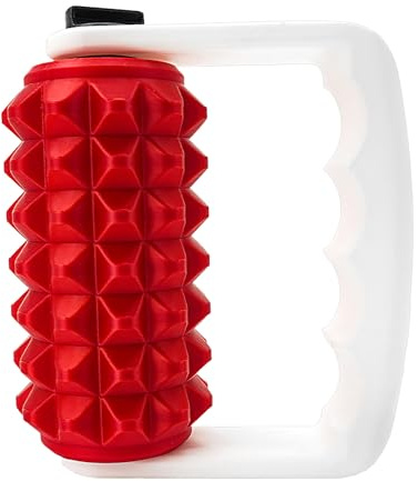 Rrlihjgu Muscle Roller, Portable Fascial Massage Tool – Ergonomic Roller for Muscle Recovery After Training in Gym, Sport, Yoga, Pilates