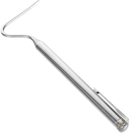 HIAKDOFT Stainless Steel Snake Catcher Grabber Kit with Retractable Hook Portable Reptile Handling Tool for Capture Suitable for Beginners and Outdoor Use
