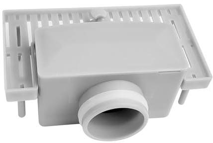 ACESOME Shower Drain Siphon, Odour Stop & Hair Catcher, 35 mm Shower Drain Smell Stopper, Plastic Drain Pipe for Shower Room Floor Drains, Toilets, Kitchens